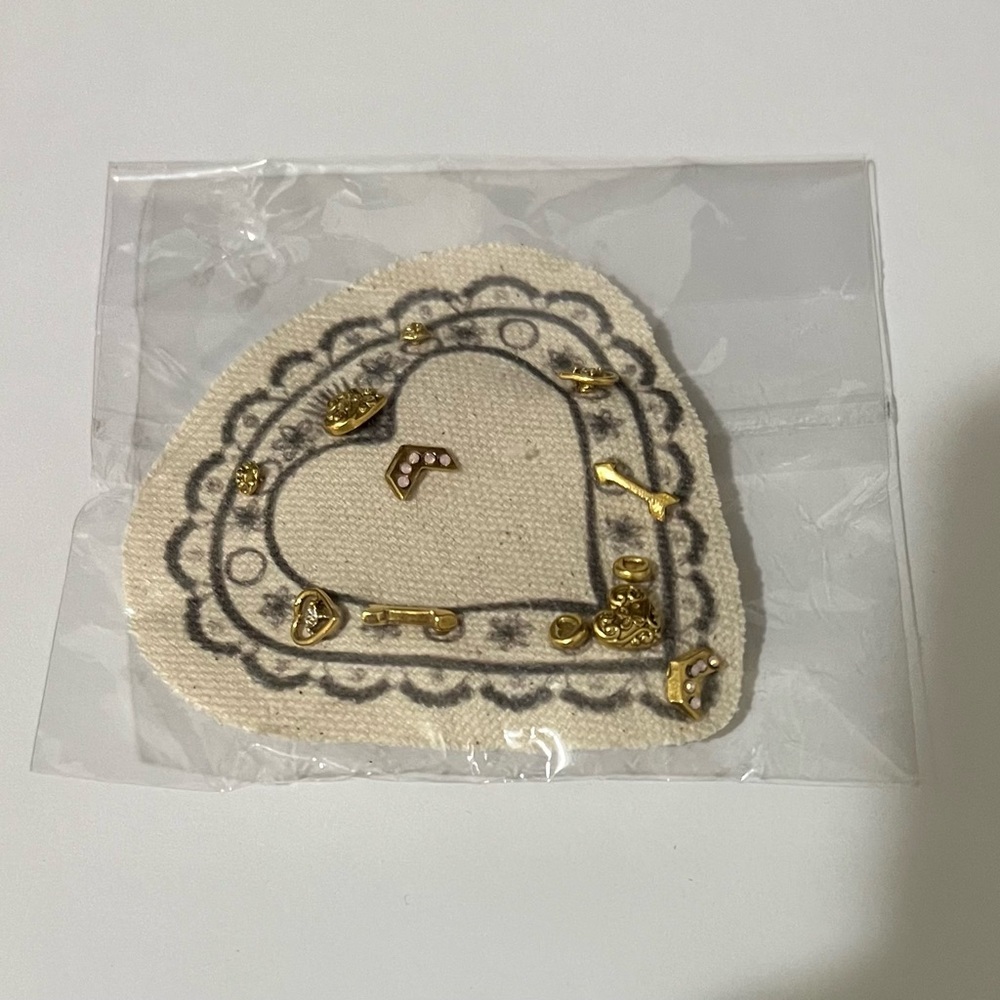 FREE PEOPLE Earrings with Iron on Patch 6 Pairs of post - Picture 9 of 14
